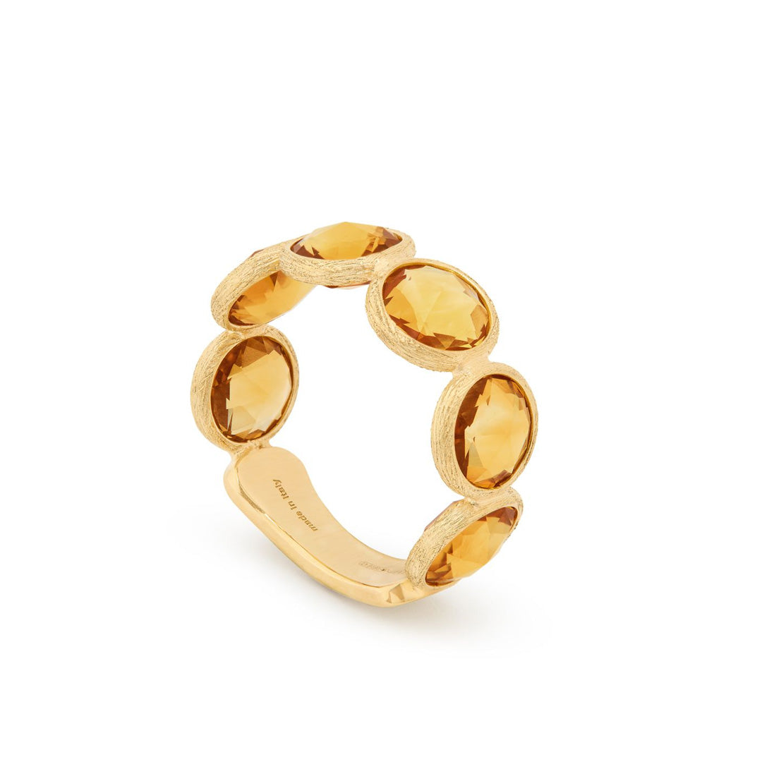 Marco Bicego 18K Yellow Gold Yellow Quartz Jaipur Ring