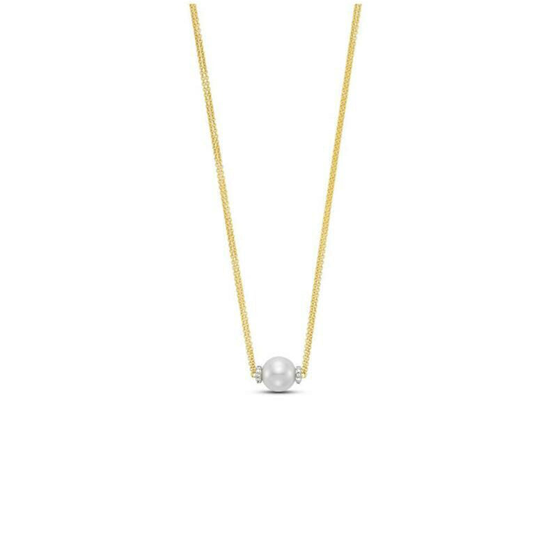 Mastoloni 18K Yellow Gold Fresh Water Pearl Necklace