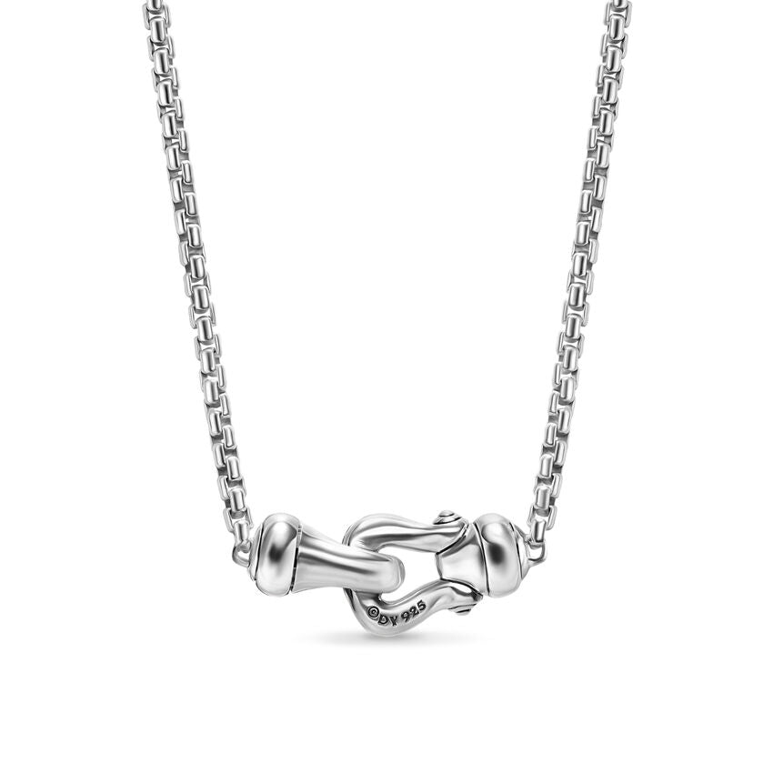 David Yurman Initial S Diamond Pendant Necklace