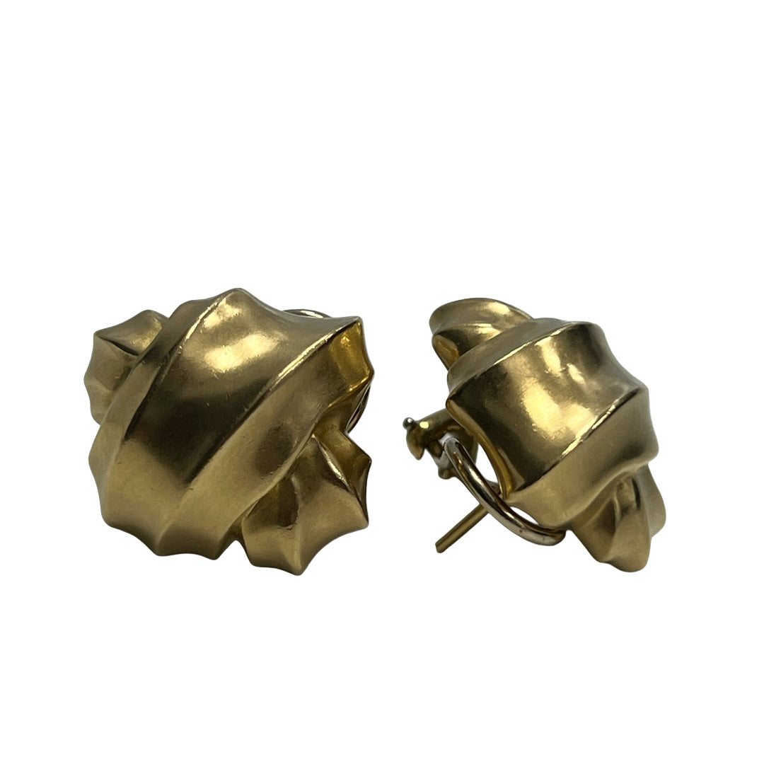 Pre-Owned Tiffany & Co. X Concave Earrrings - NAGI