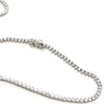 14K White Gold Graduating Diamond Tennis Necklace