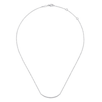Gabriel & Co. Sterling Silver Bujukan Bead Bar Necklace