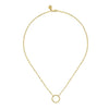 Gabriel 14K Yellow Gold Chain Necklace with Bujukan Circle