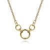 Gabriel 14K Yellow Gold Hollow Tube Link Necklace