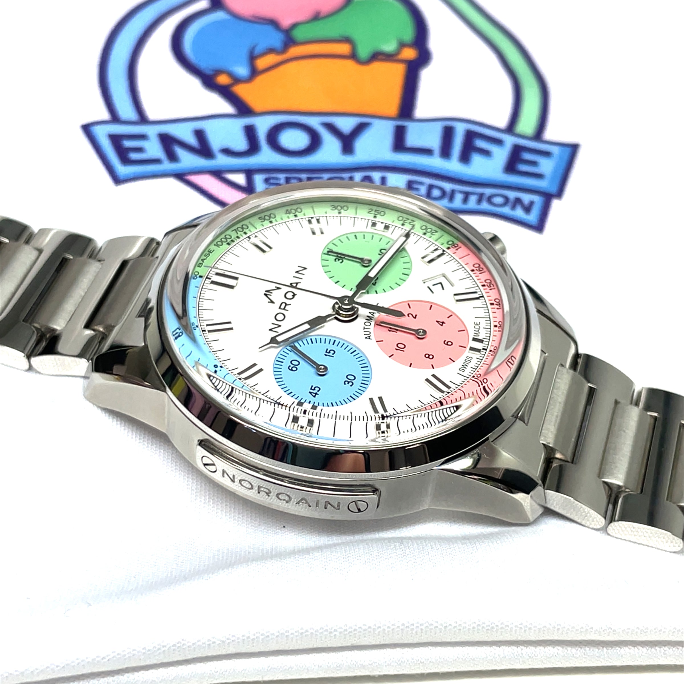 Norqain Freedom 60 Ice Cream Enjoy Life L:imited Ed. Watch 40mm N2201.19S01.C01 img2