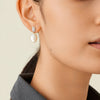 Marco Bicego Siviglia 18K Yellow Gold Mother of Pearl & Diamond Drop Earrings