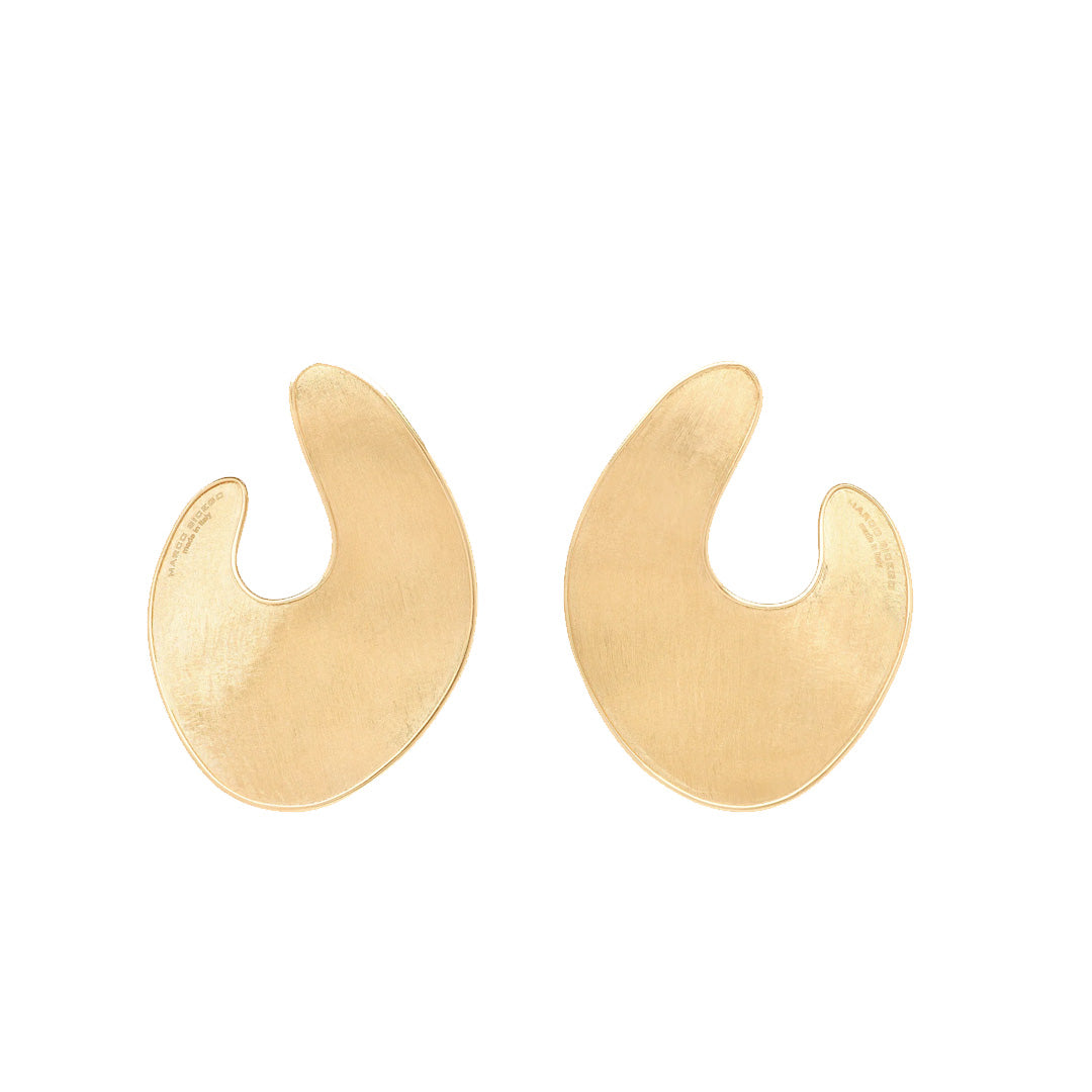 Marco Bicego 18K Yellow Gold Lunaria Irregular Petal Statement Earrings