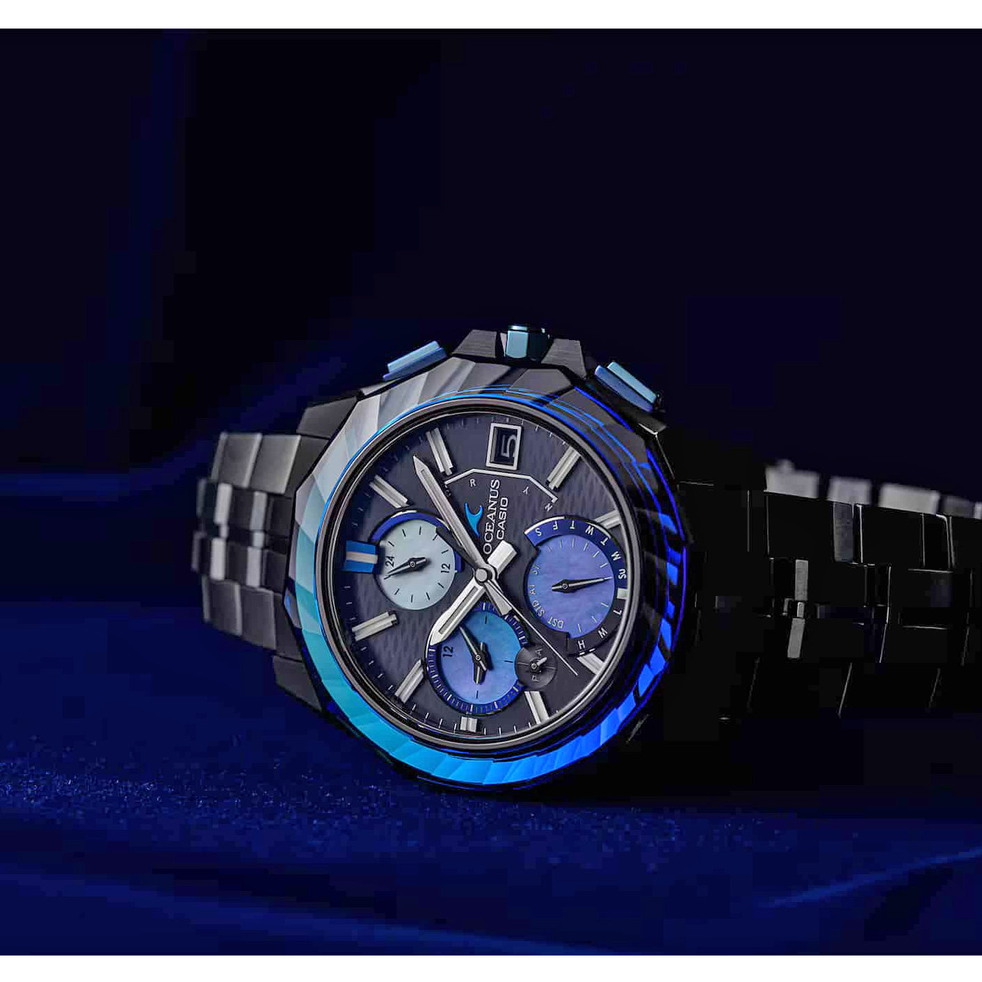 Casio Oceanus Indigo Ocean OCWS6000AP-1A Titanium Limited Edition Watch - NAGI