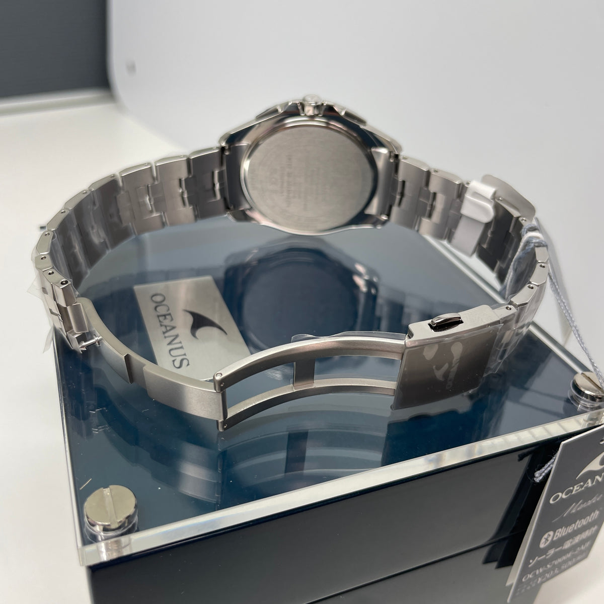 Casio Oceanus Sky Blue Titanium Bluetooth OCWS7000E-2A Watch