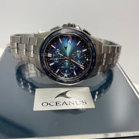 Casio Oceanus Retro Tone Blue Gradient Dial OCWS7000RA-2A Limited Watch