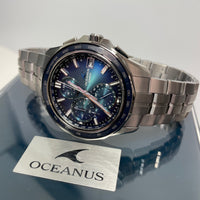 Casio Oceanus Retro Tone Blue Gradient Dial OCWS7000RA-2A Limited Watch