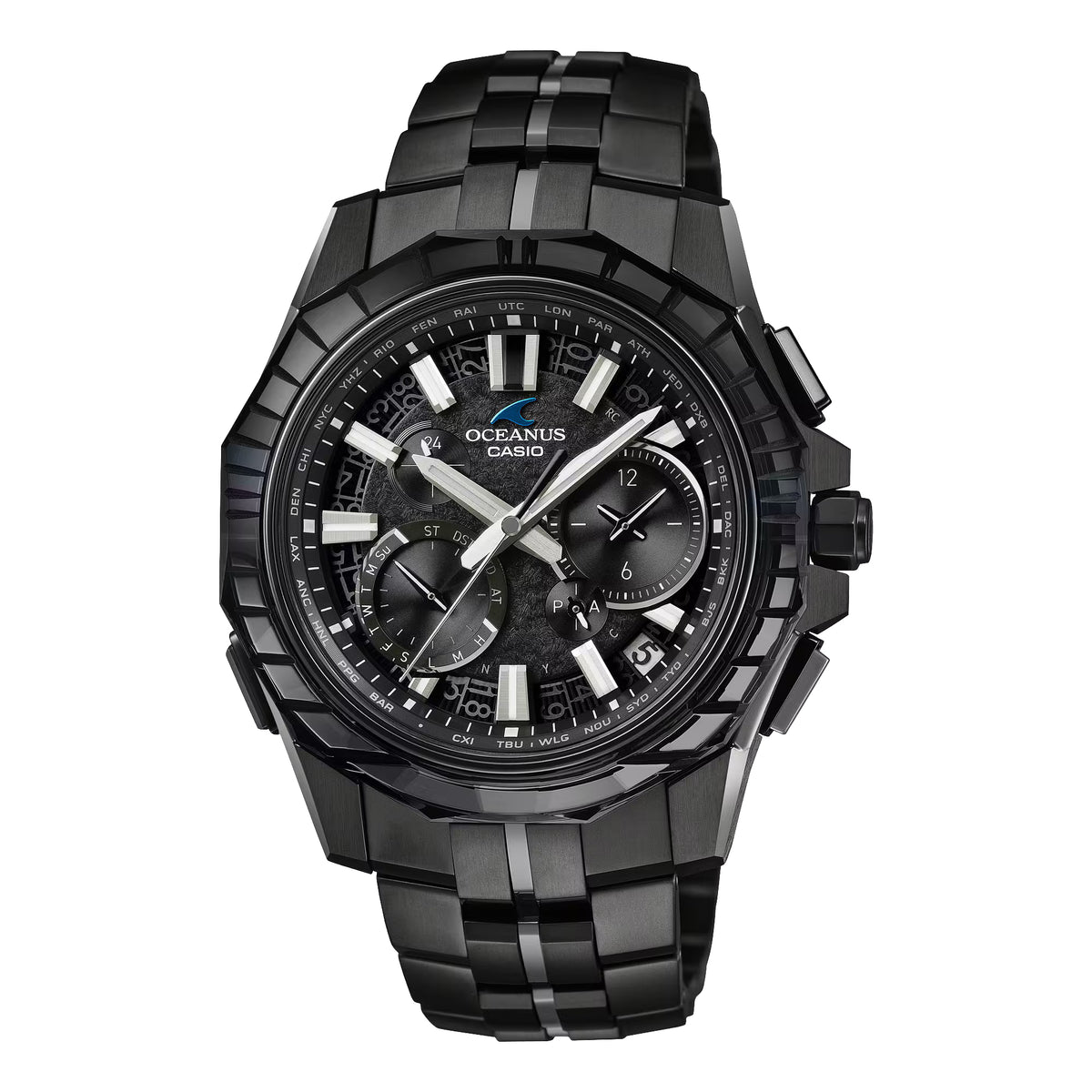 Casio Oceanus "Calm Night" Limited Edition Titanium 43mm Watch OCWSG1000CN1A