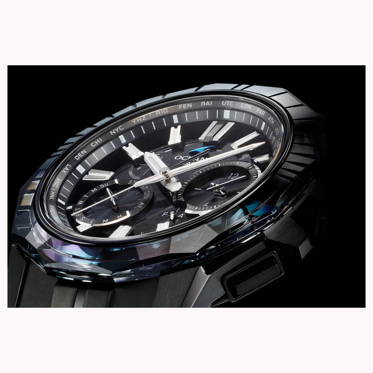 Casio Oceanus "Calm Night" Limited Edition Titanium 43mm Watch OCWSG1000CN1A