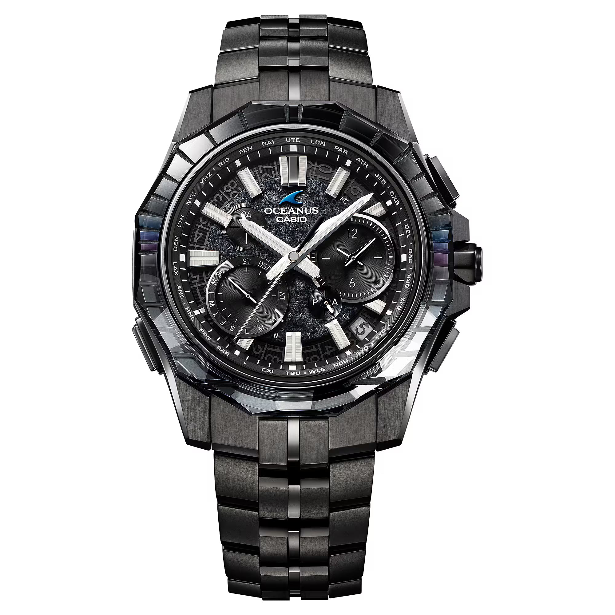 Casio Oceanus "Calm Night" Limited Edition Titanium 43mm Watch OCWSG1000CN1A