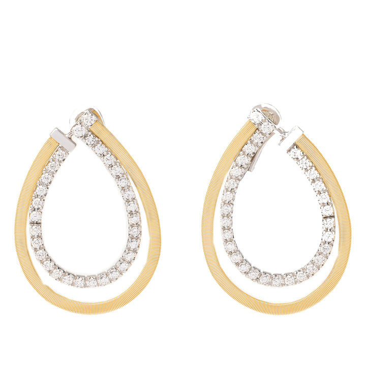Marco Bicego 18K Yellow Diamond Drop Earrings - NAGI