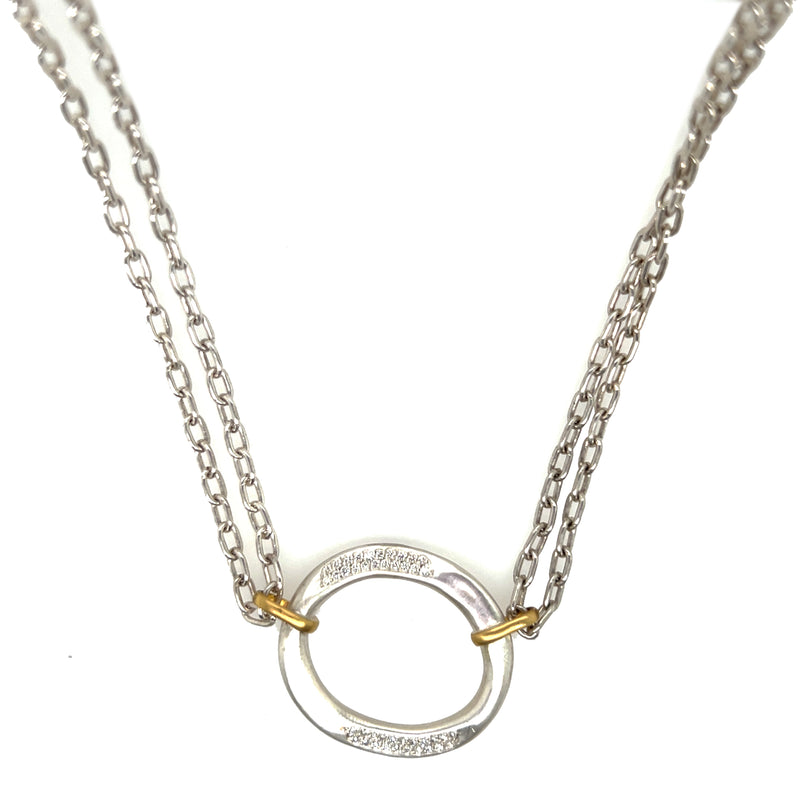 Lika Behar 24K & Silver Orion Necklace