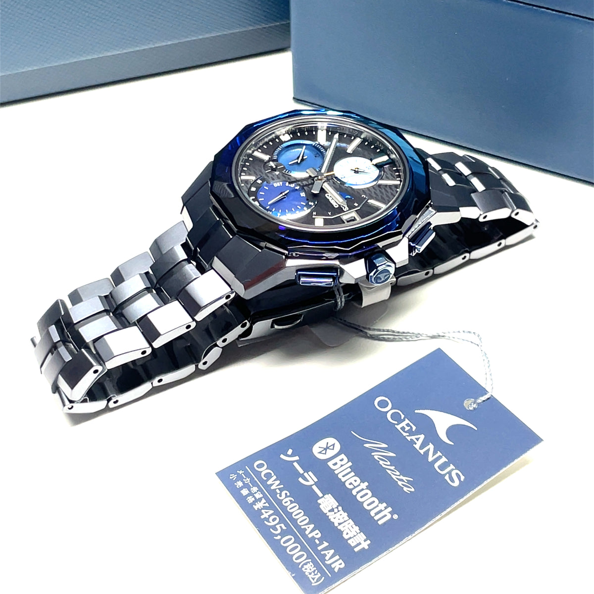 Casio Oceanus Indigo Ocean OCWS6000AP-1A Titanium Limited Edition Watch