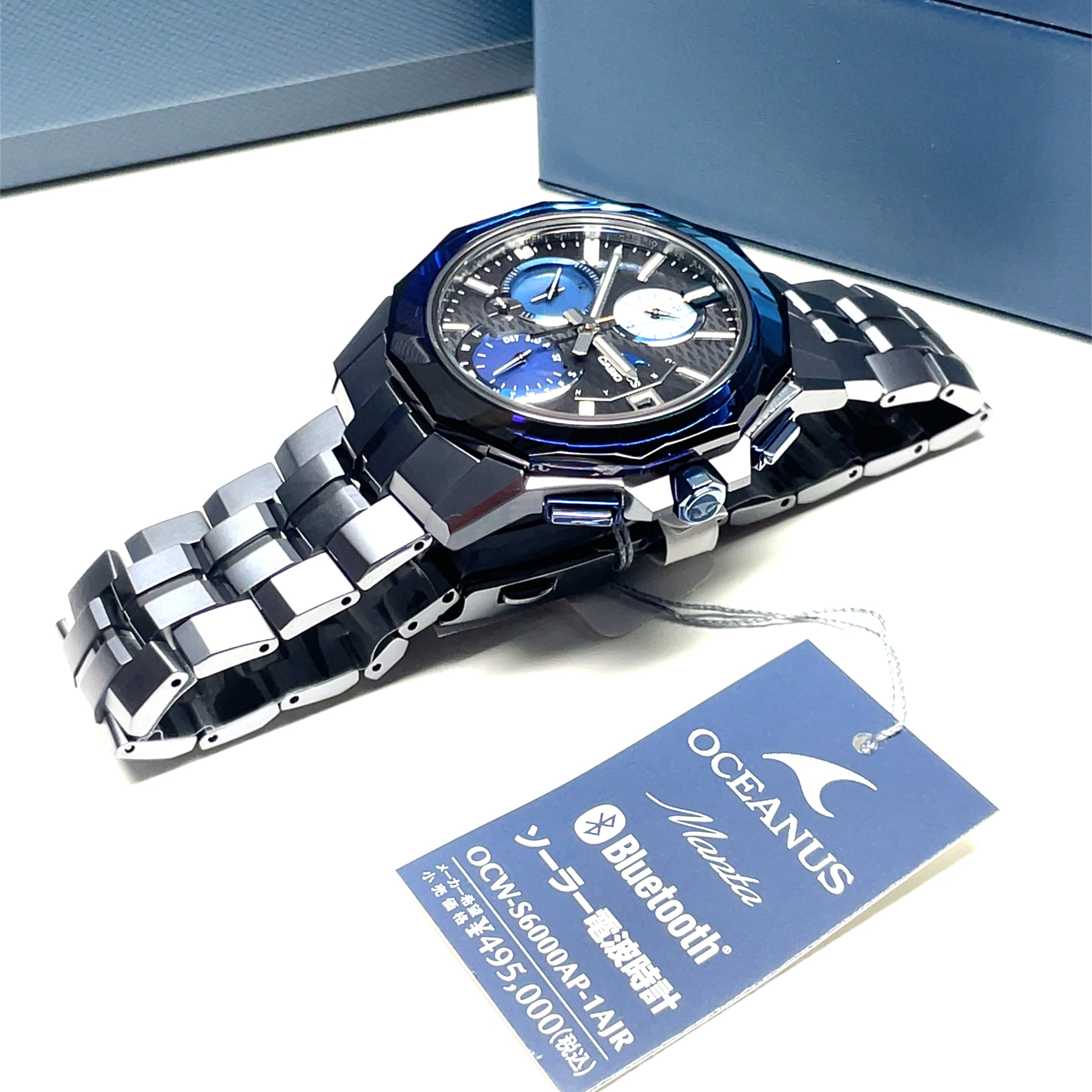 Casio Oceanus Indigo Ocean OCWS6000AP-1A Titanium Limited Edition Watch - NAGI
