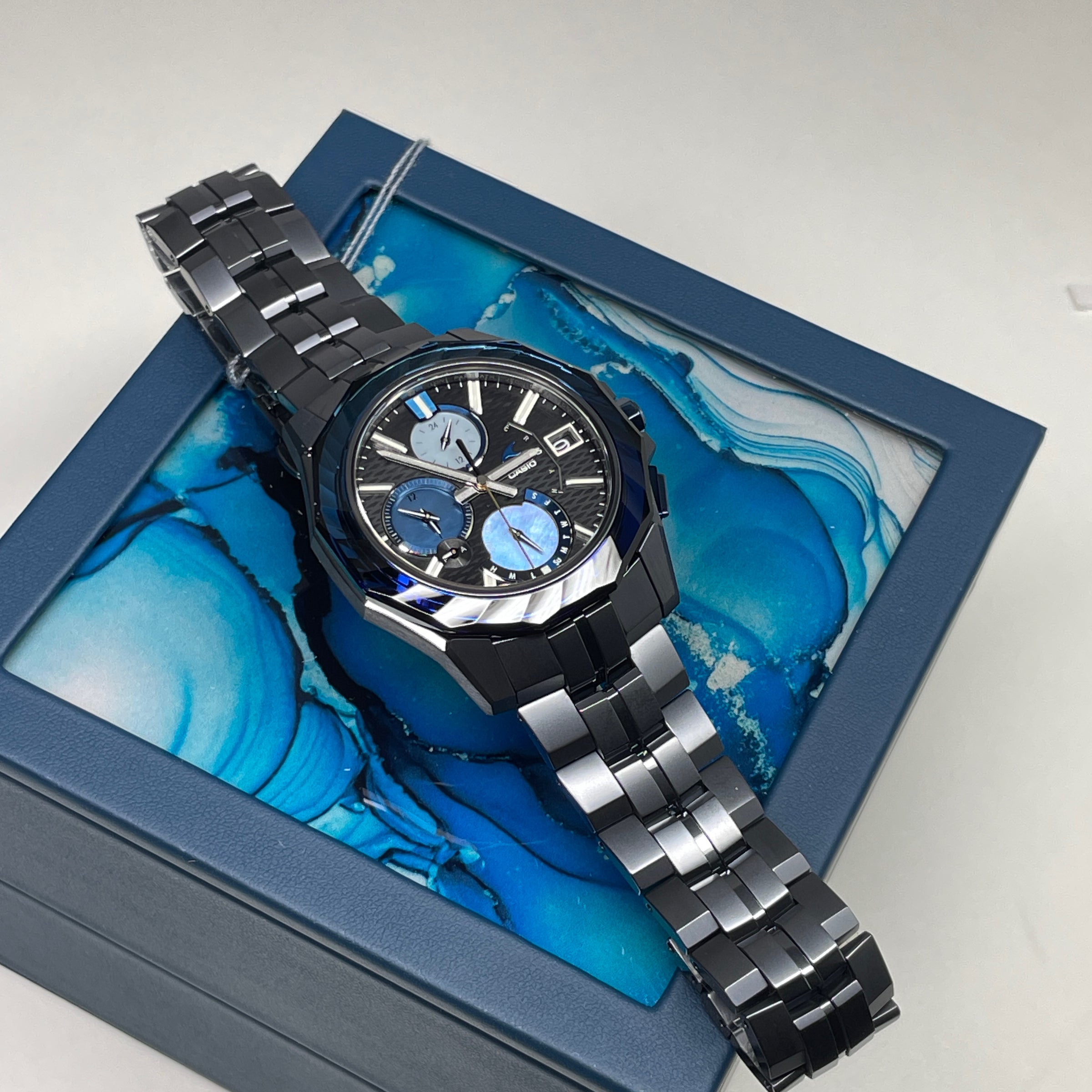 Casio Oceanus Indigo Ocean OCWS6000AP-1A Titanium Limited Edition Watch - NAGI