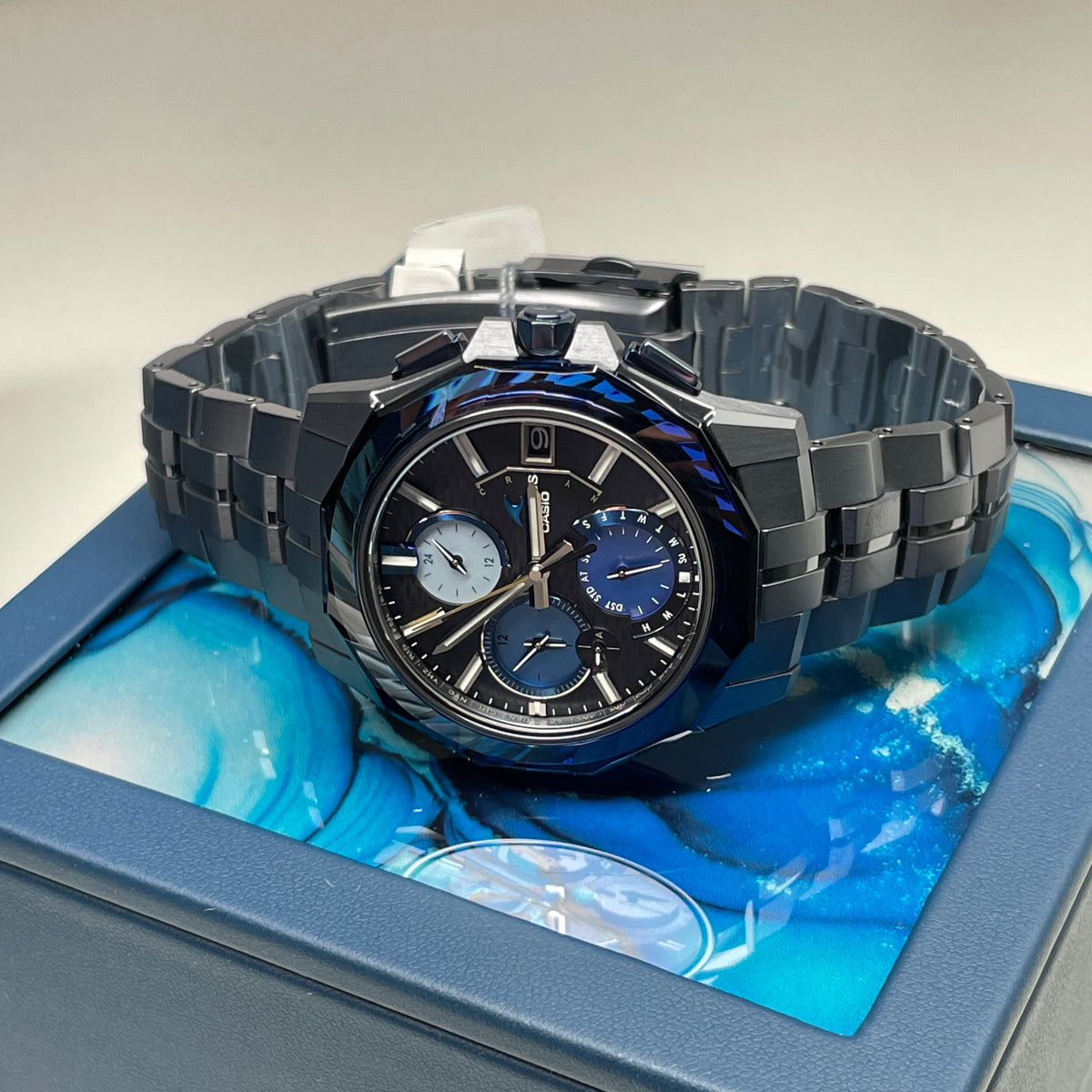 Casio Oceanus Indigo Ocean OCWS6000AP-1A Titanium Limited Edition Watch