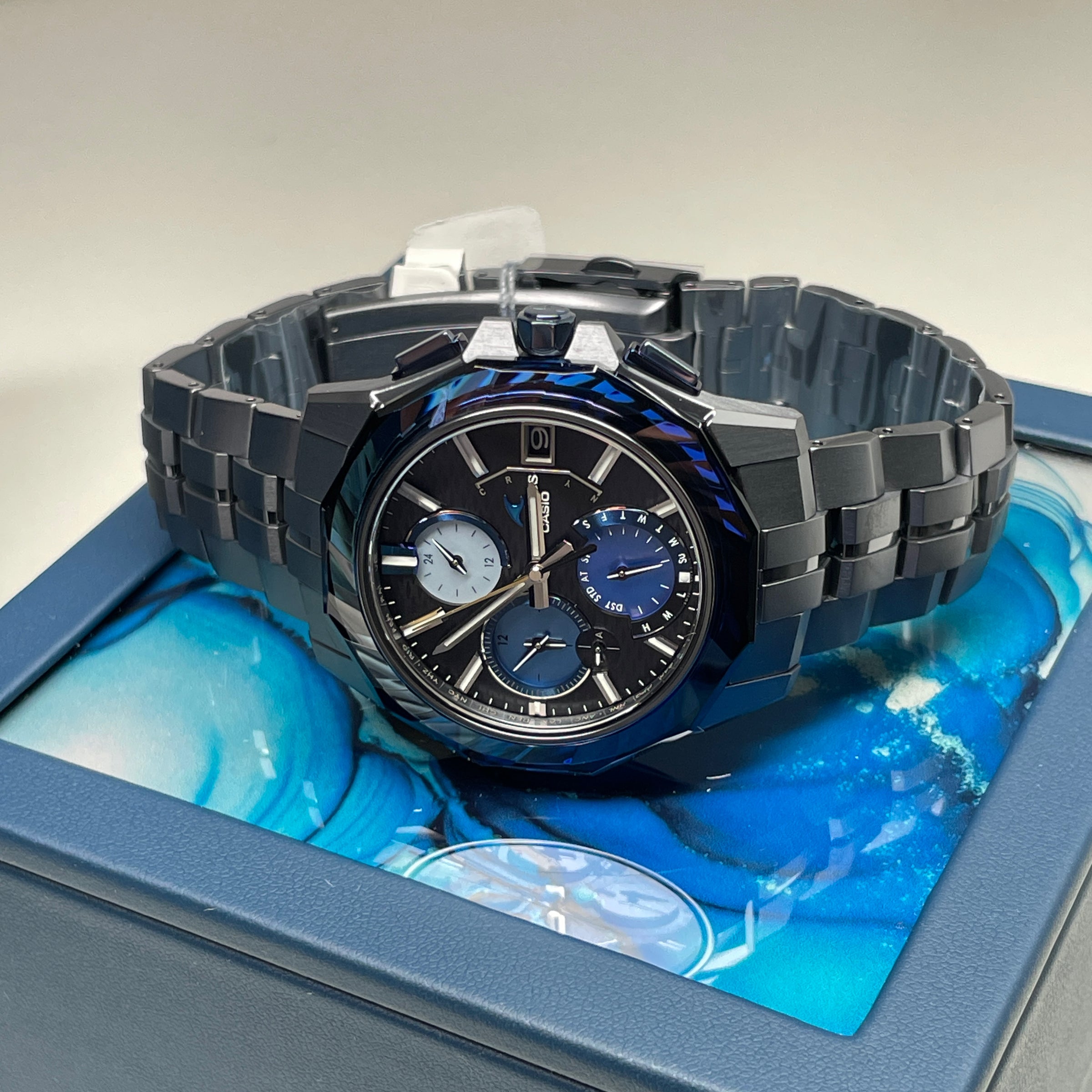 Casio Oceanus Indigo Ocean OCWS6000AP-1A Titanium Limited Edition Watch - NAGI