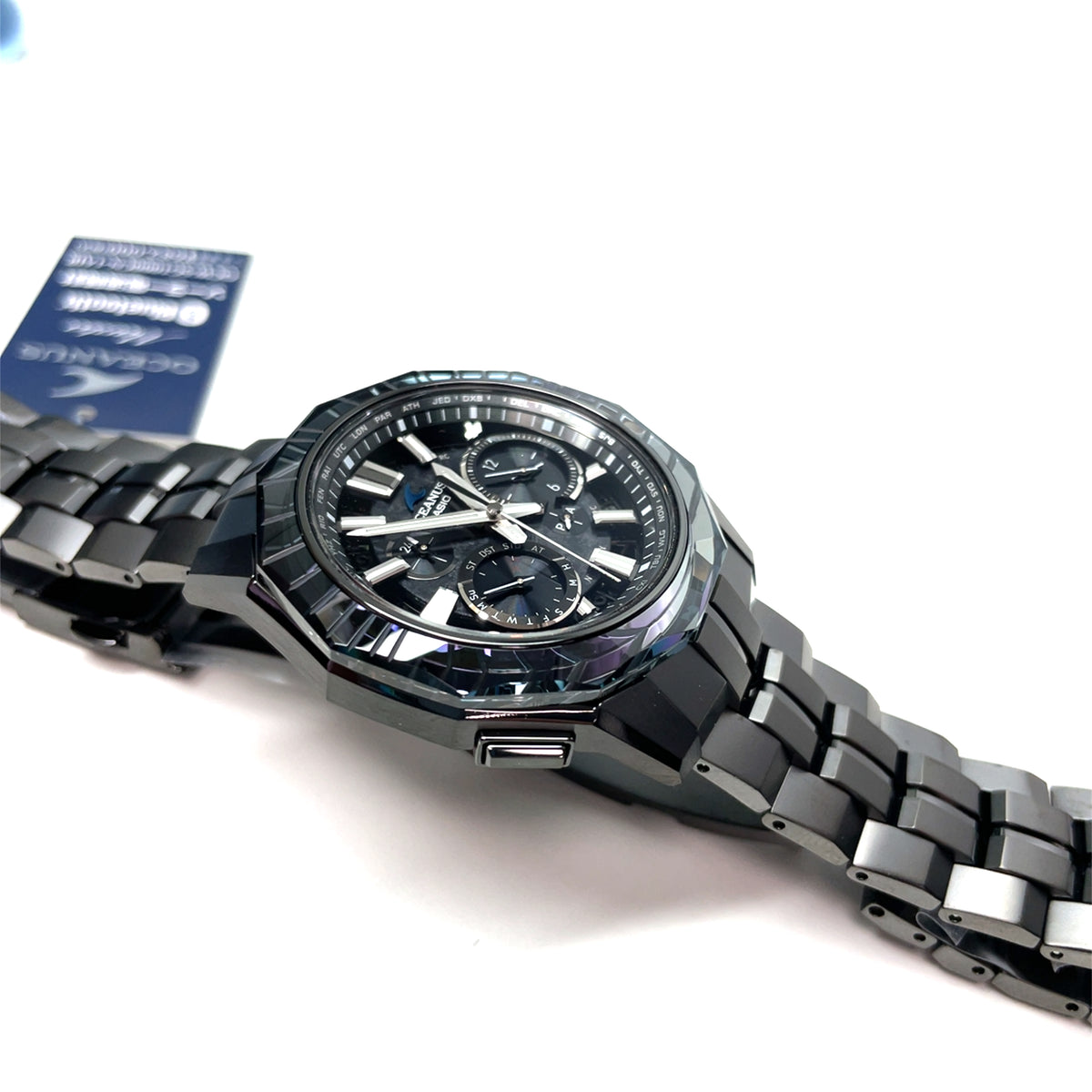 Casio Oceanus "Calm Night" Limited Edition Titanium 43mm Watch OCWSG1000CN1A