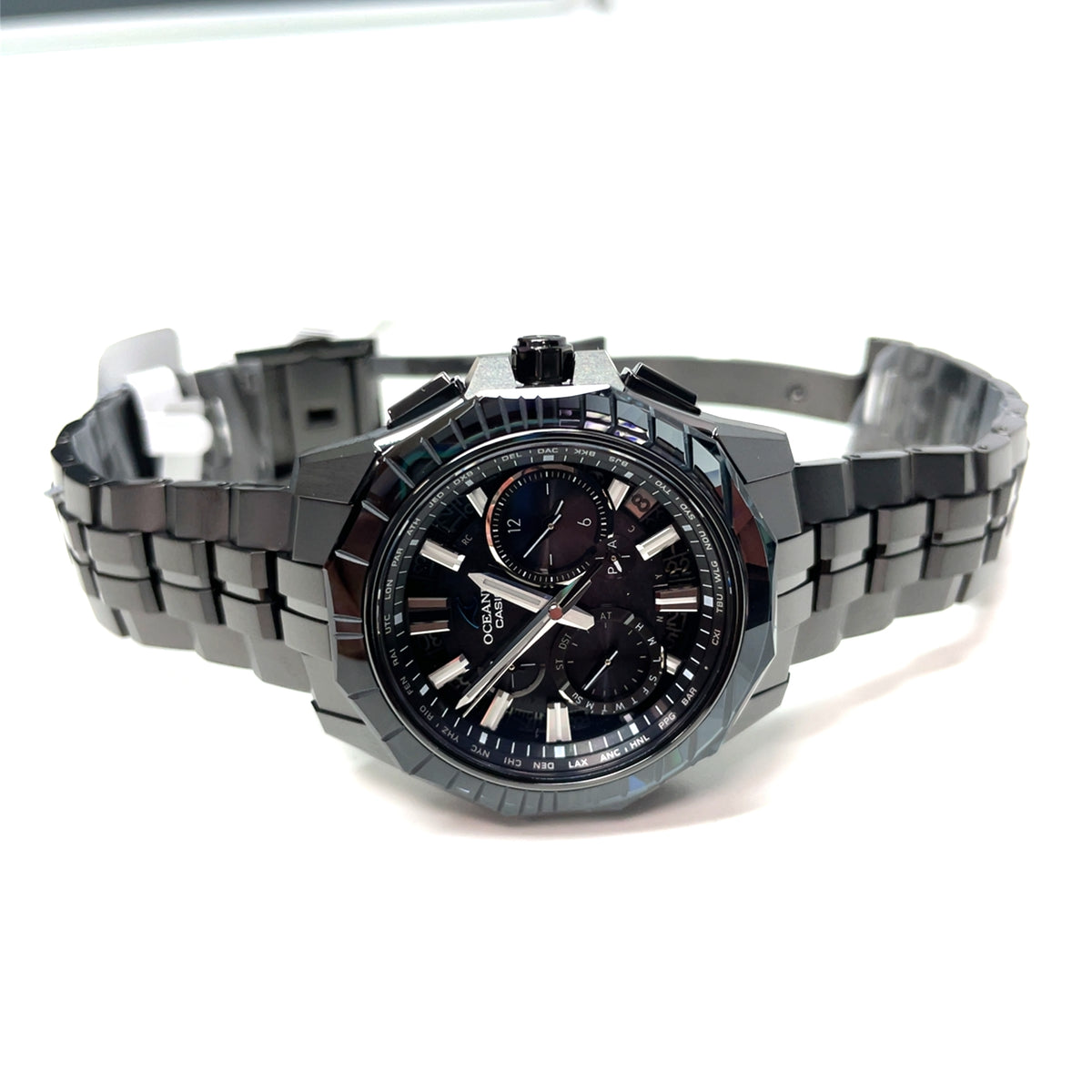 Casio Oceanus "Calm Night" Limited Edition Titanium 43mm Watch OCWSG1000CN1A