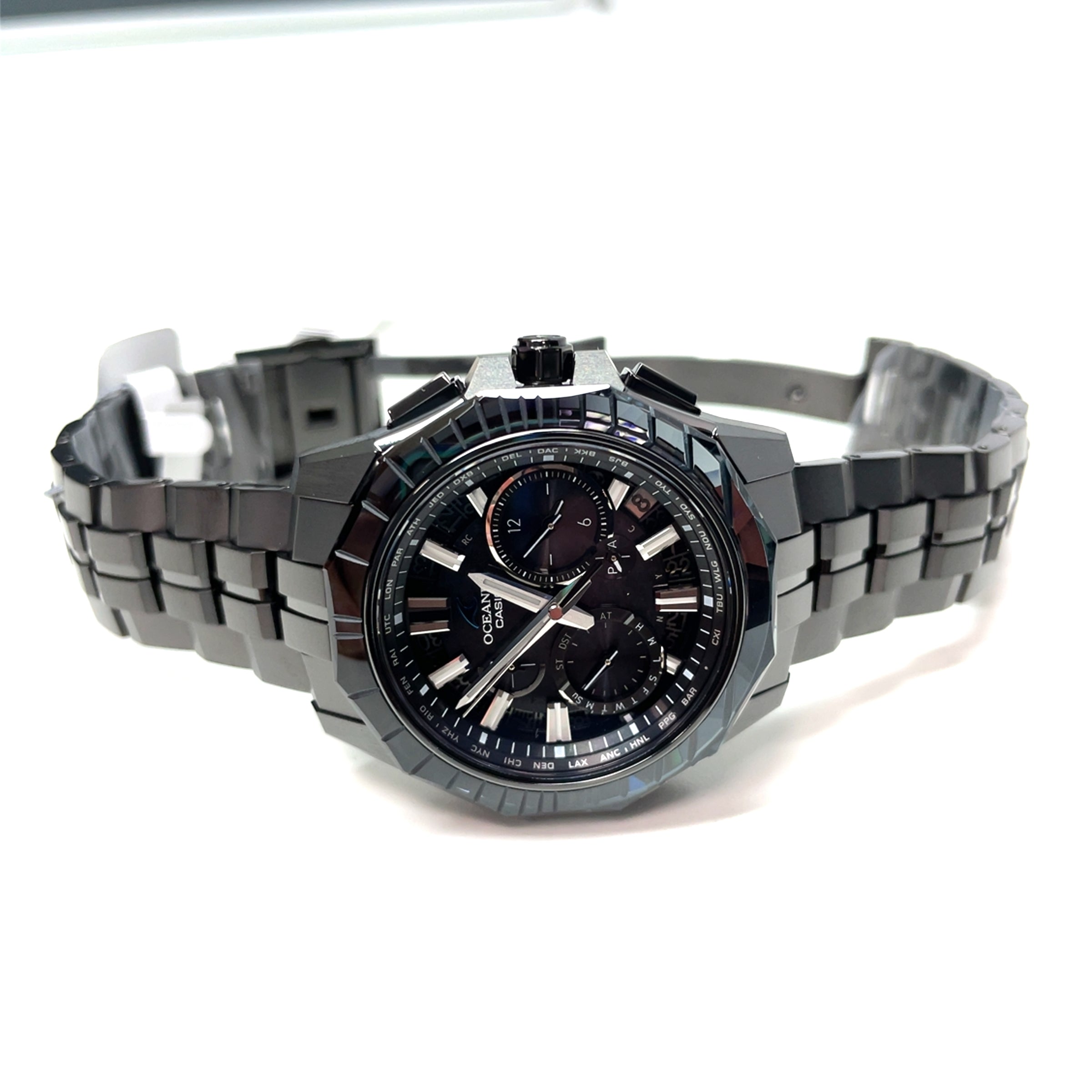 Casio Oceanus "Calm Night" Limited Edition Titanium 43mm Watch OCWSG1000CN1A