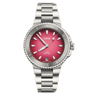 Oris Aquis Date Tasteof Summer 36.50MM Pink Dial Watch