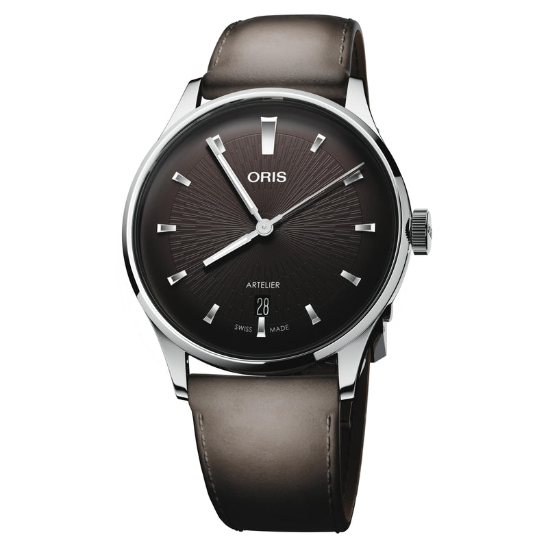 Oris Artelier Date 38MM Chocolate Black Dial Automatic Watch