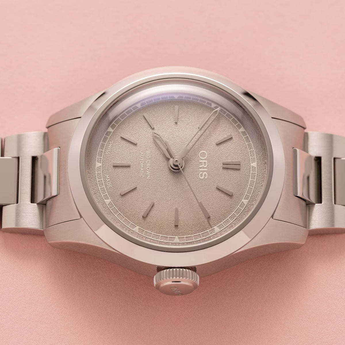Oris Big Crown 34MM Beige Dial Watch Image 1