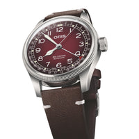 Oris Big Crown X Cervo Volante 38MM Burgundy Dial Automatic Watch Image 1