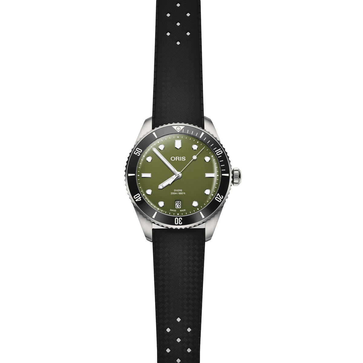Oris Operation Divers Date 39MM Green Dial Automatic Watch Image 2
