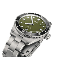 Oris Operation Divers Date 39MM Green Dial Automatic Watch Image 4