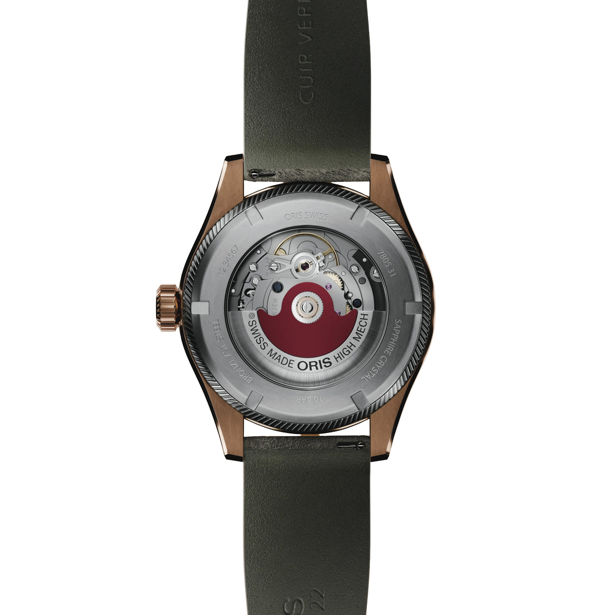 Oris ProPilot Date 41MM Grainy Black Dial Bronze Case Automatic Watch Image 4