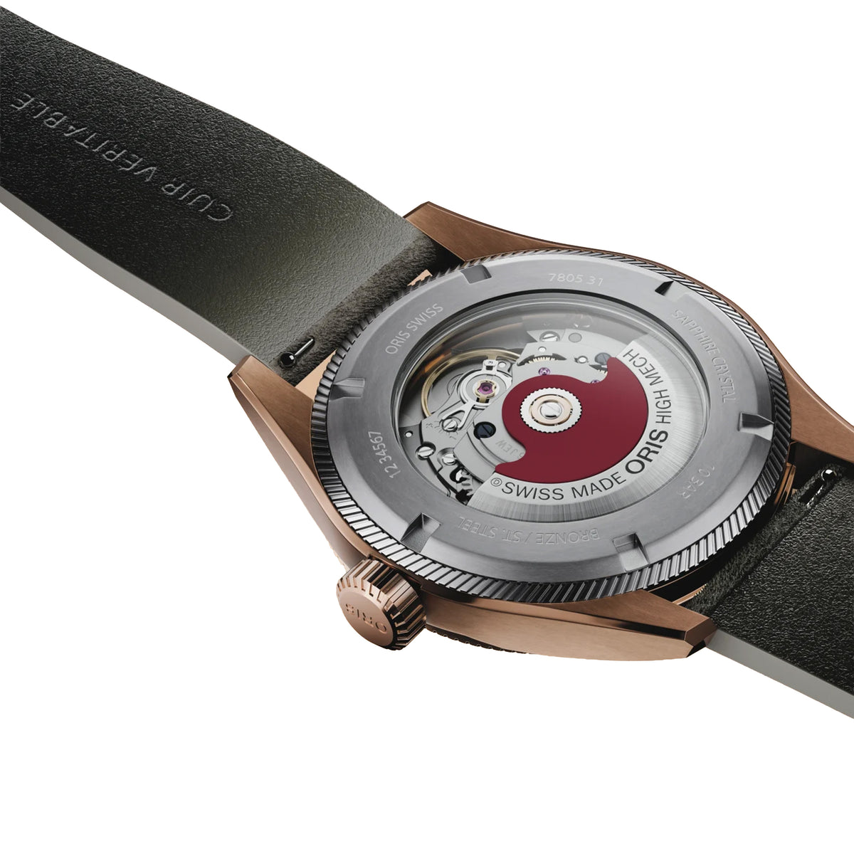 Oris ProPilot Date 41MM Grainy Black Dial Bronze Case Automatic Watch Image 5