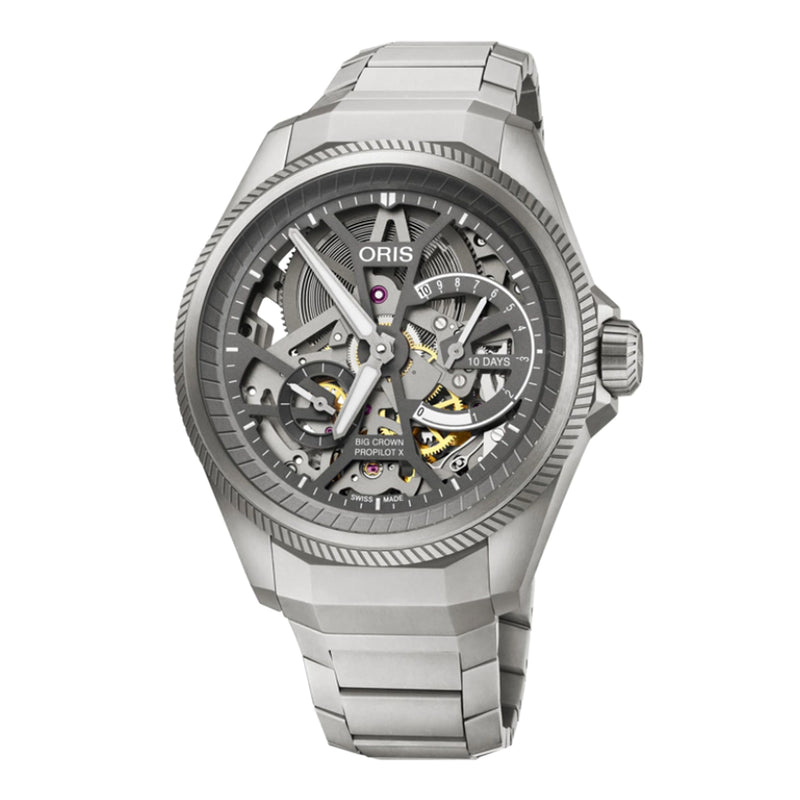 Oris ProPilot X Calibre 115 Titanium Skeleton Case Watch