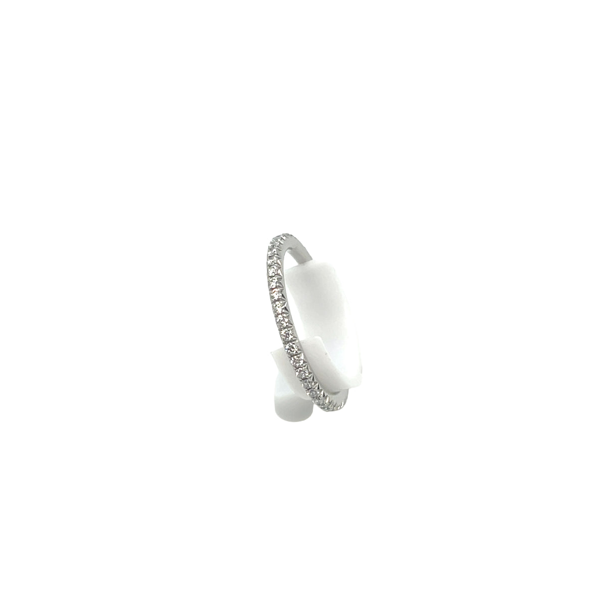 Platinum Cutdown Eternity Diamond Band .45 Carats img2