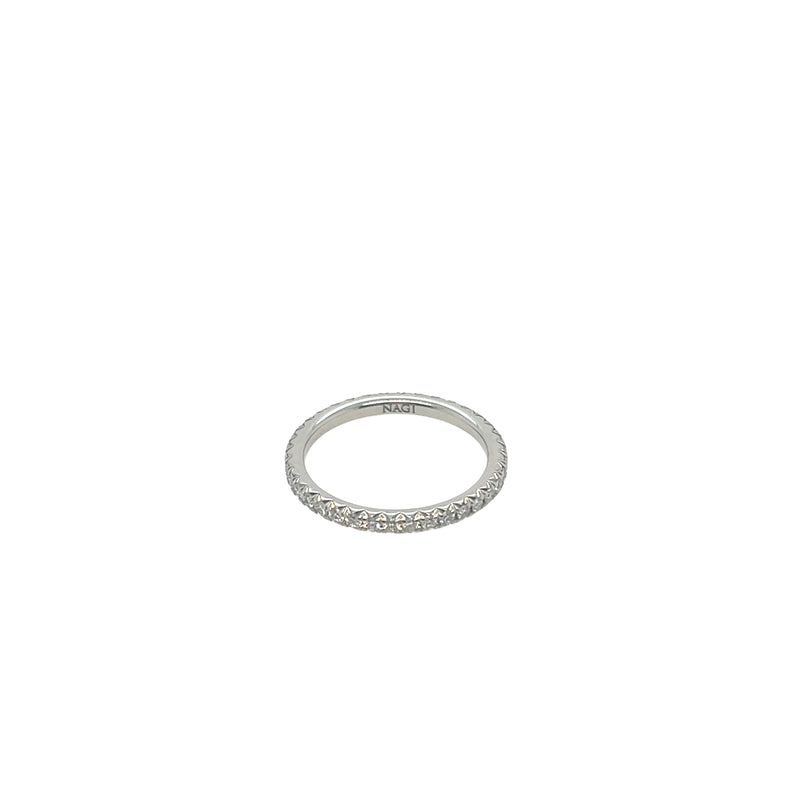 Platinum Cutdown Eternity Diamond Band .65 Carats img1