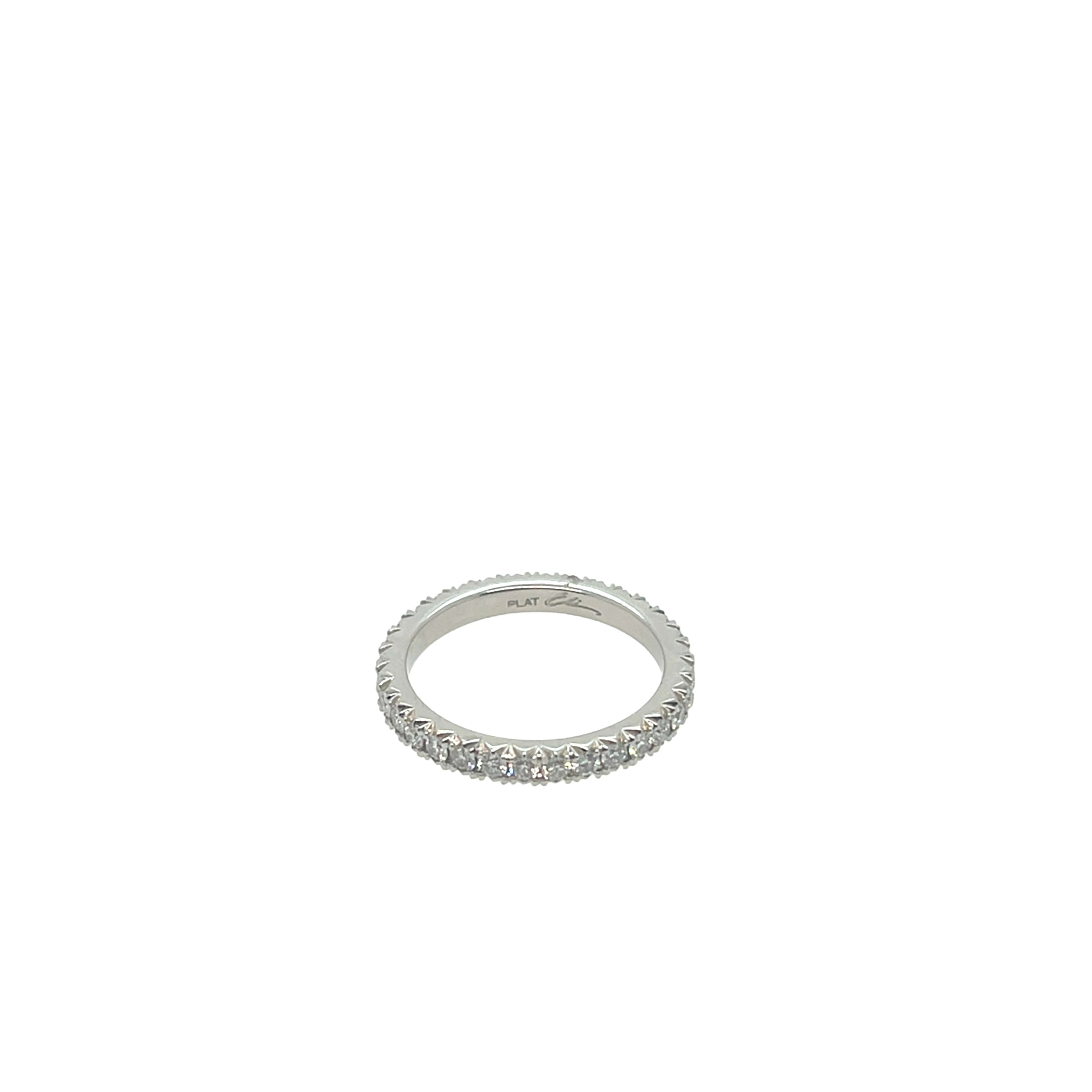 Platinum Diamond Eternity Band .80 Carats
