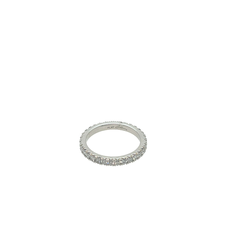 Platinum Diamond Eternity Band .80 Carats