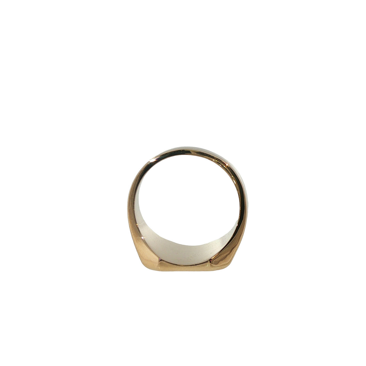 Pre-Owned 14K Yellopw Gold Signet Ring Image 1