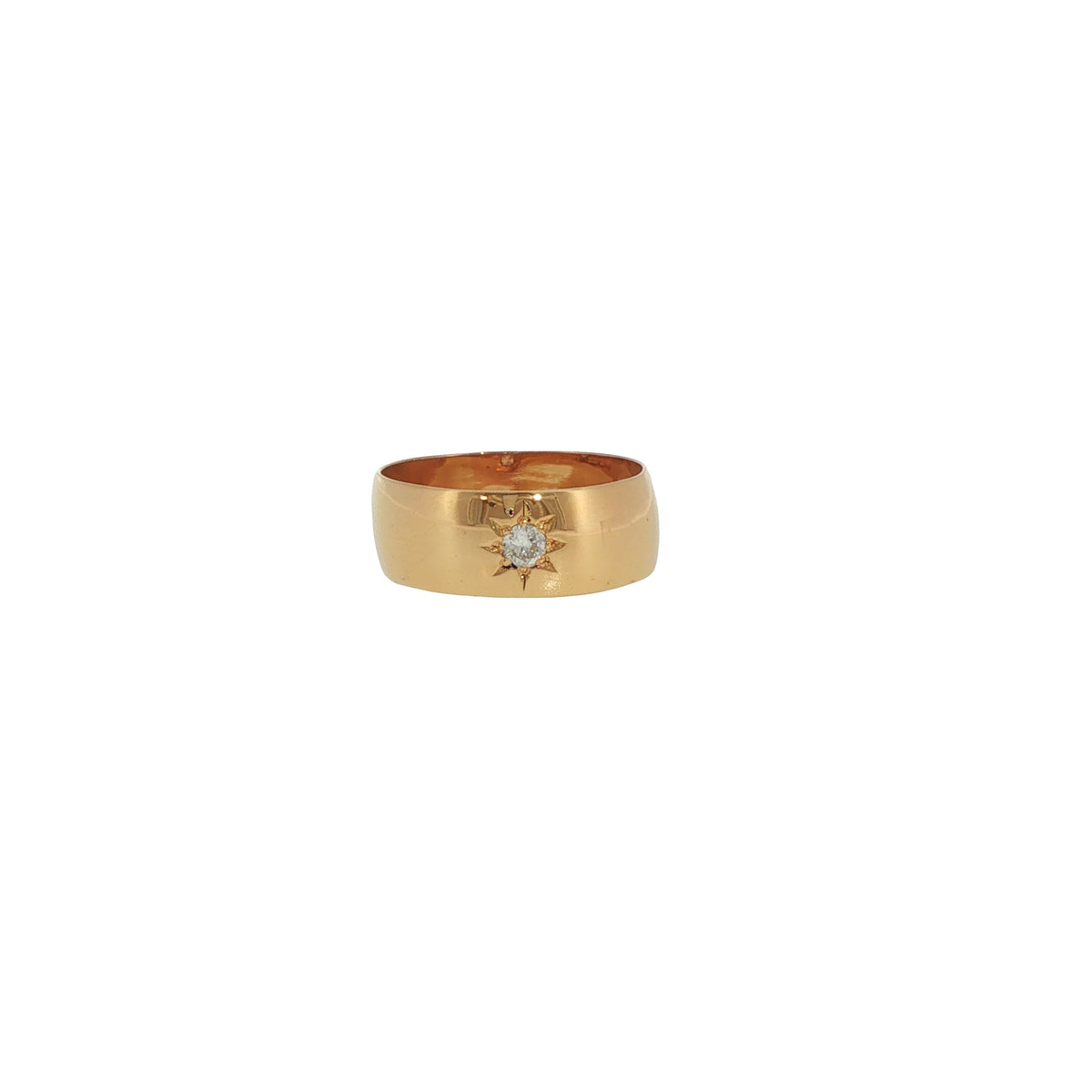 Pre-Owned 22K Yellow Gold Band with Diamond