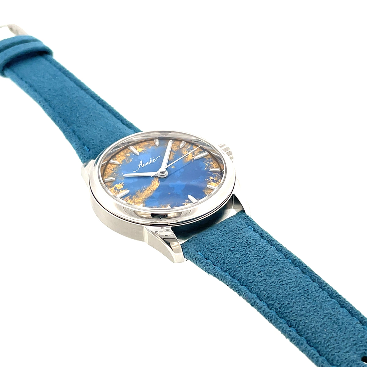 Pre-Owned Awake Son Mai Frosted Leaf Royal Blue Watch 38mm Limited Image 2