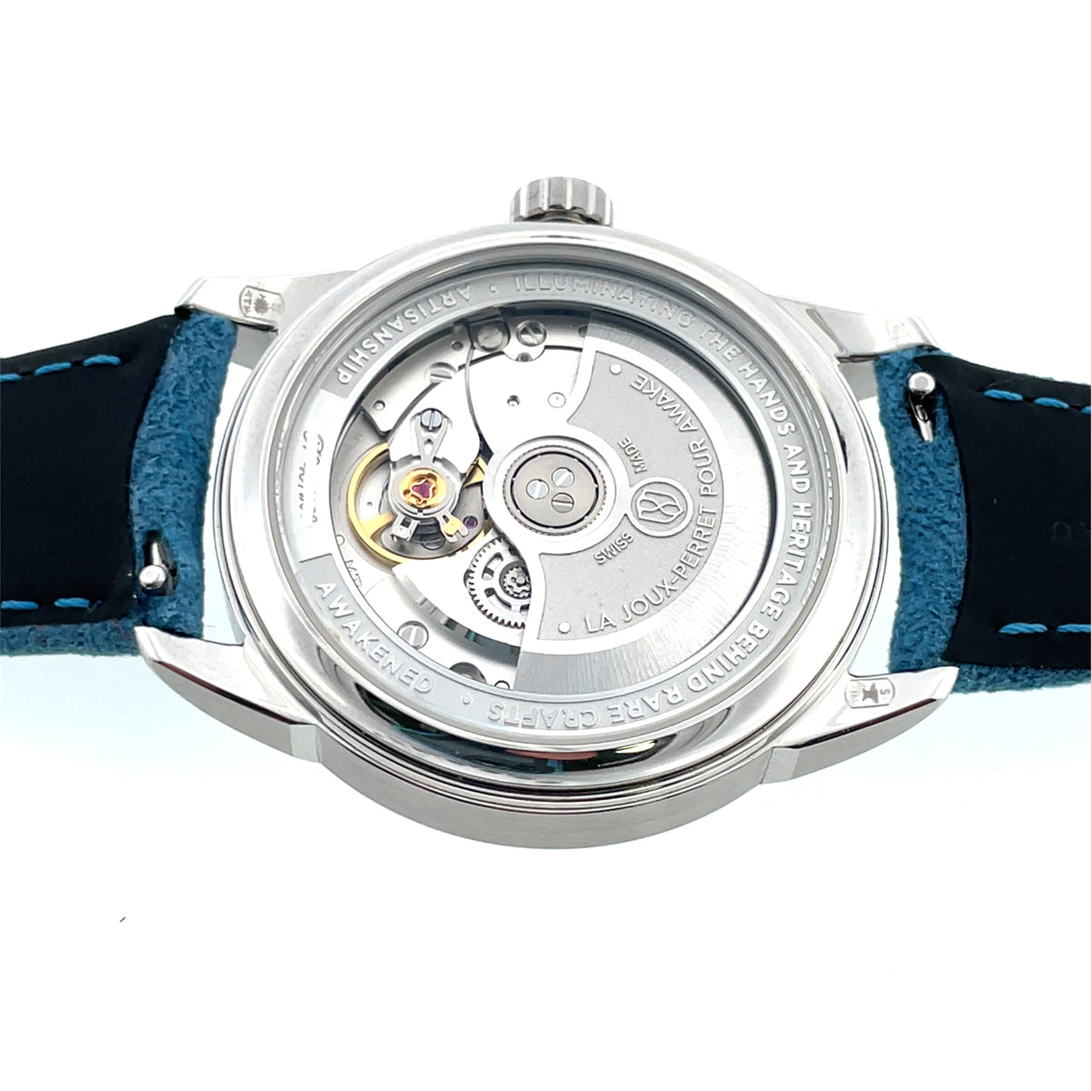 Pre-Owned Awake Son Mai Frosted Leaf Royal Blue Watch 38mm Limited Image 3