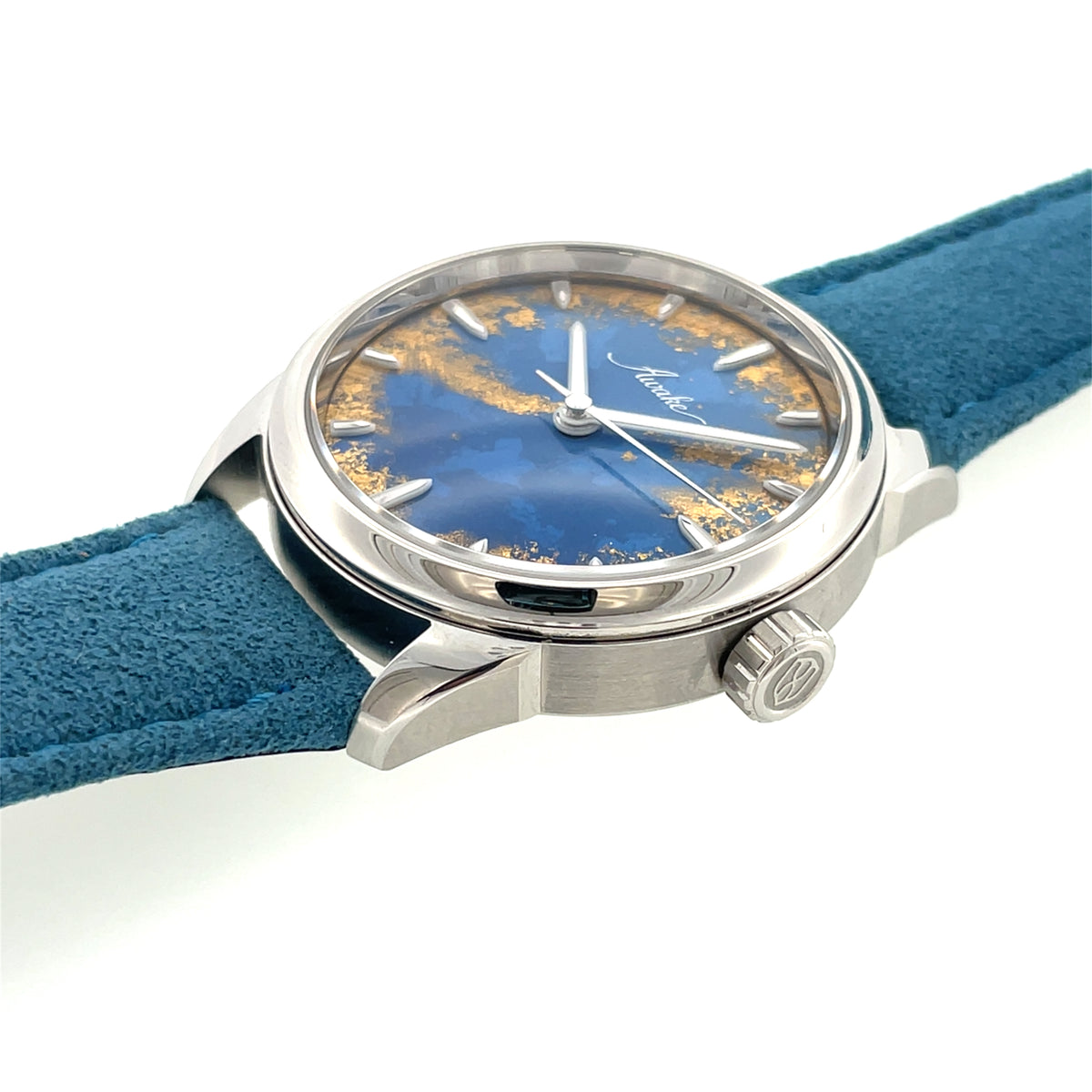 Pre-Owned Awake Son Mai Frosted Leaf Royal Blue Watch 38mm Limited Image 9