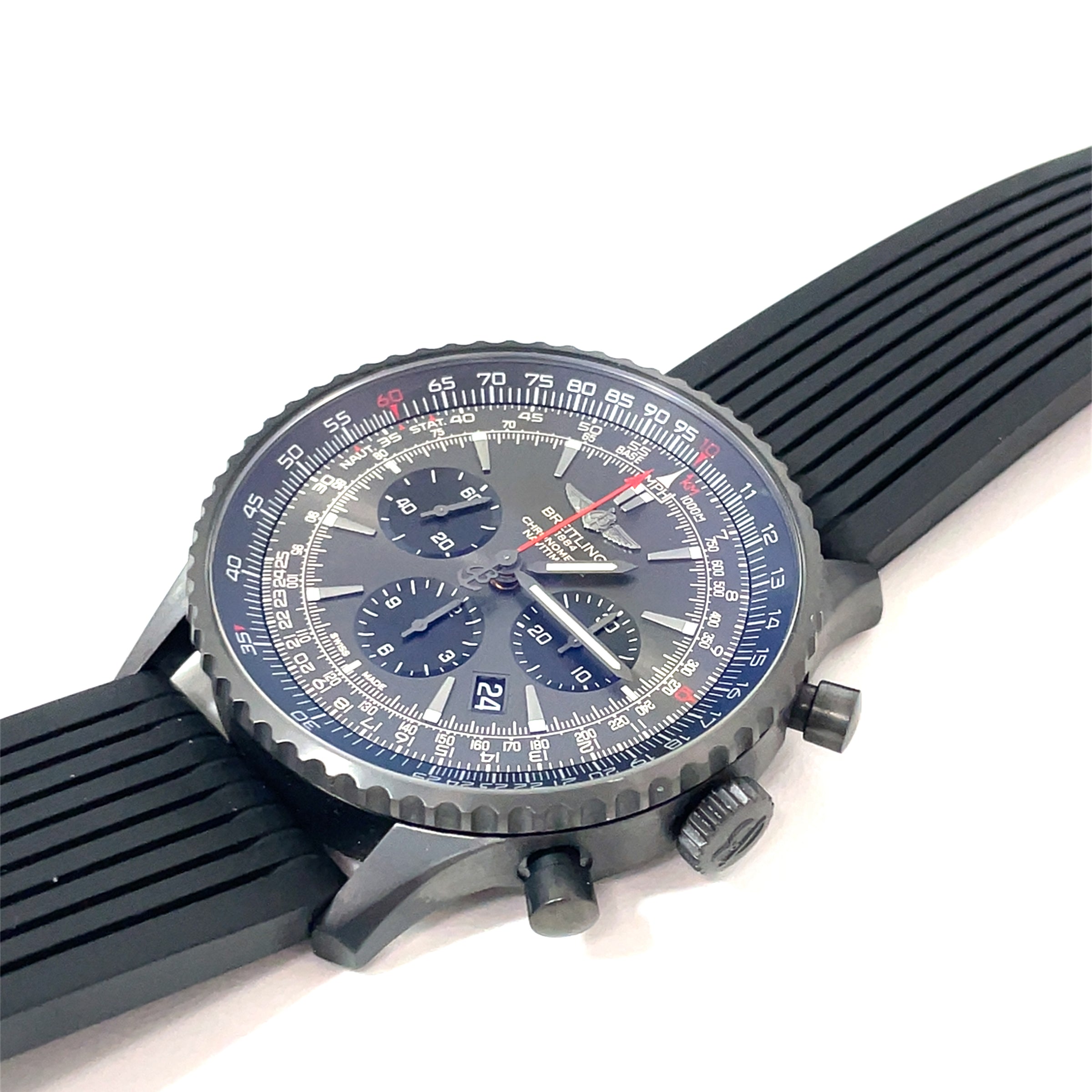 Pre-Owned Breitling Navitimer Automatic Blacksteel Limited Edition img3