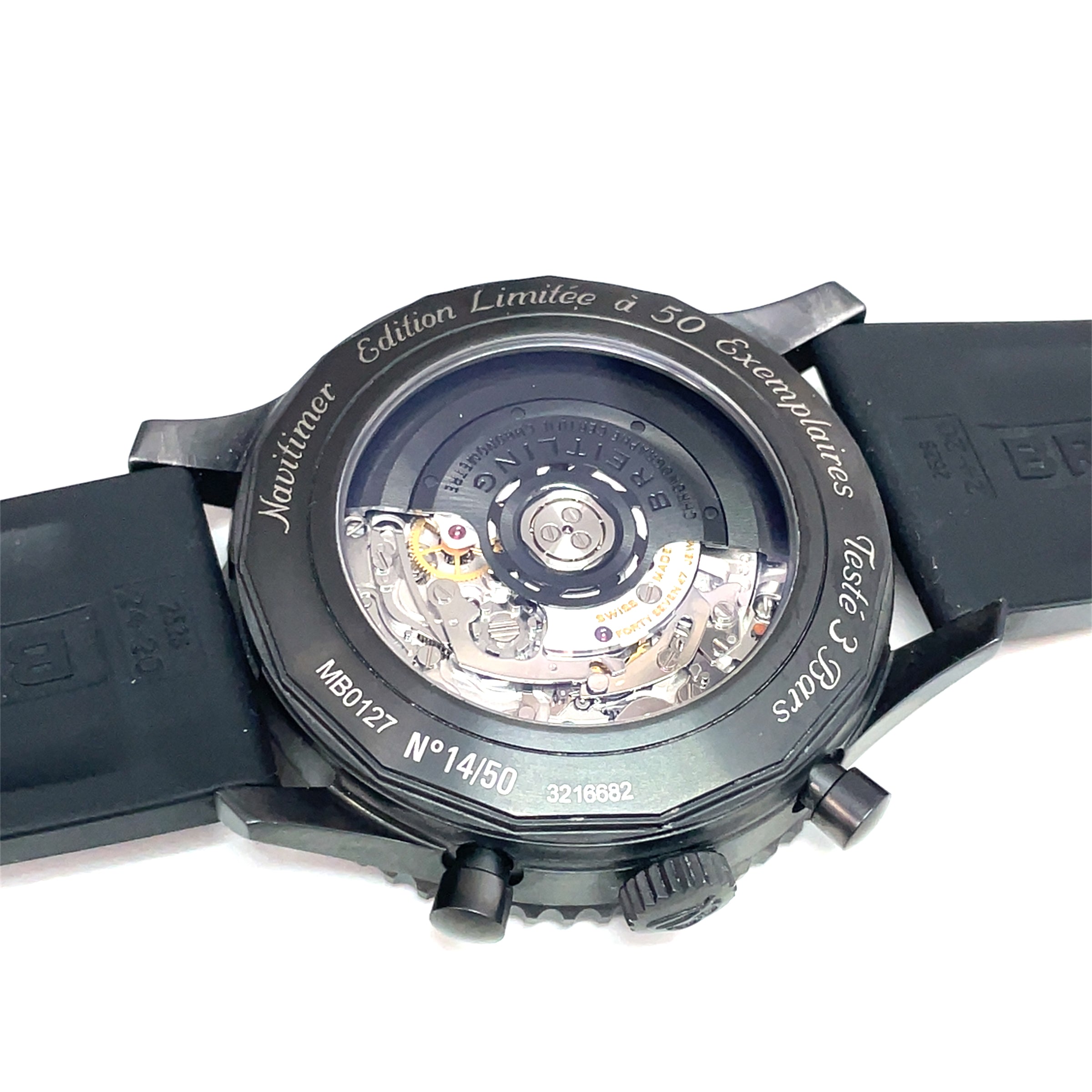 Pre-Owned Breitling Navitimer Automatic Blacksteel Limited Edition img8