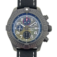 Pre-Owned Breitling Super Avenger 48mm Green Dial Night Mission V133751A1L1X1