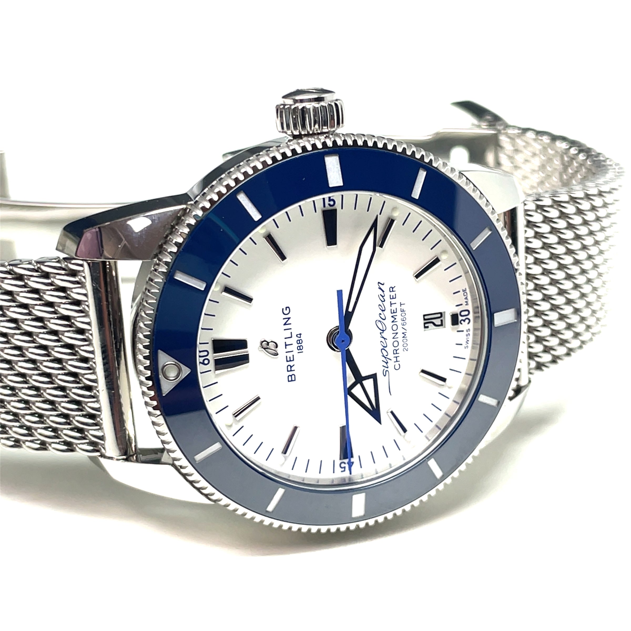 Pre-Owned Breitling Superocean Greek Blue Limited Edition img2
